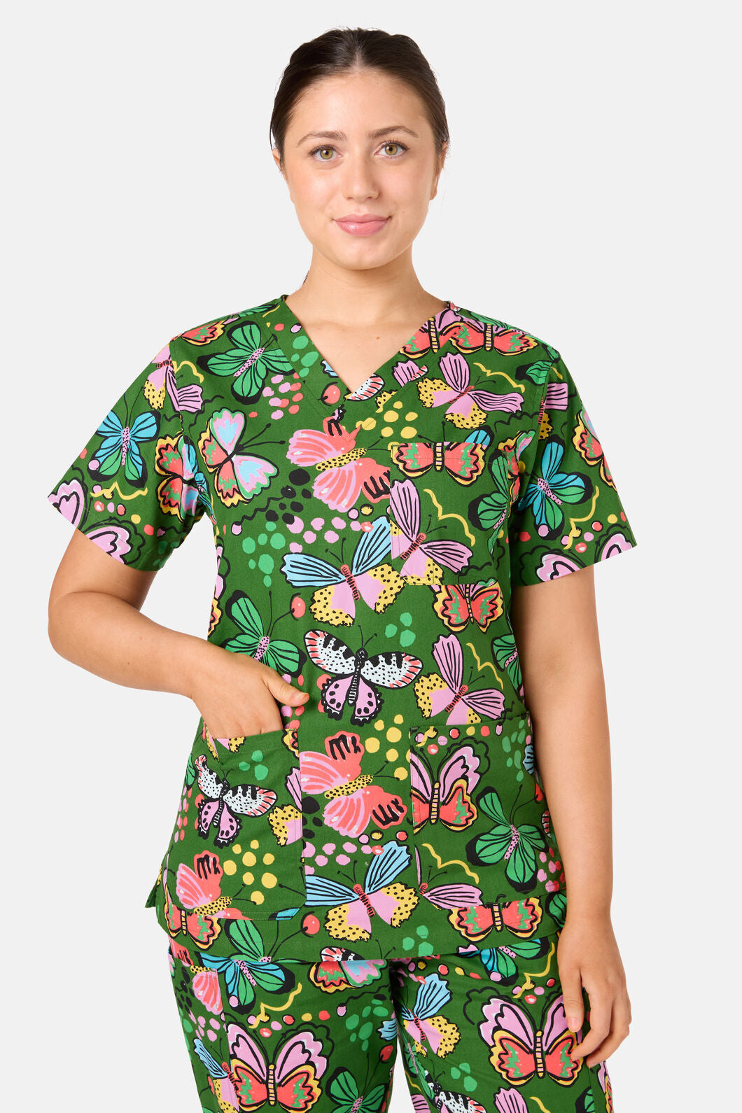 Gorman NZ - Papillon Scrub Set - green