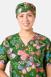 Gorman NZ - Papillon Scrub Hat - green