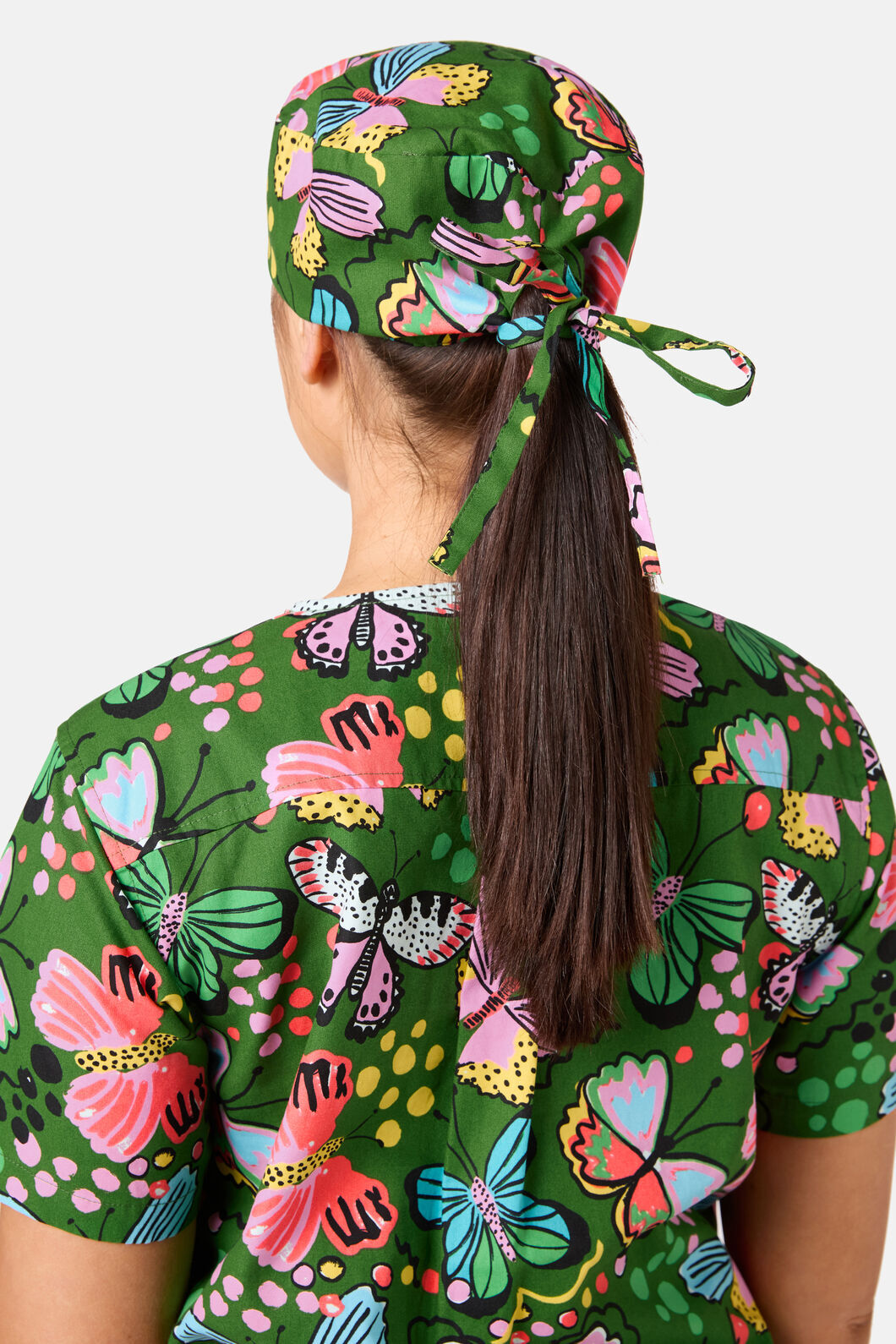 Gorman NZ - Papillon Scrub Hat - green