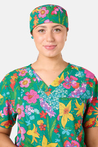 Gorman NZ - Cottage Garden Scrub Hat - multi