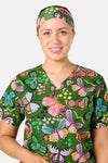 Gorman NZ - Papillon Scrub Headband - green