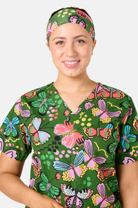 Gorman NZ - Papillon Scrub Headband - green