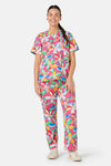 Gorman NZ - Rainbow Daisy Scrub Set - multi