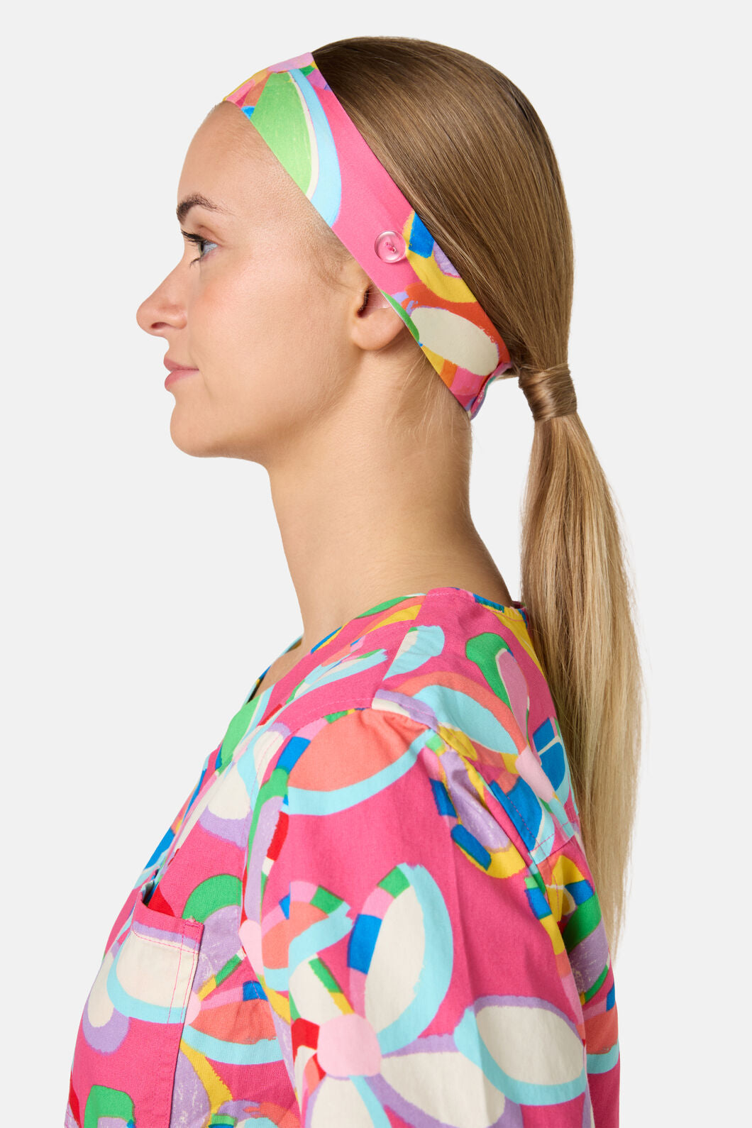 Gorman NZ - Rainbow Daisy Scrub Headband - multi
