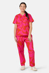 Gorman NZ - Wavelength Scrub Set - pink