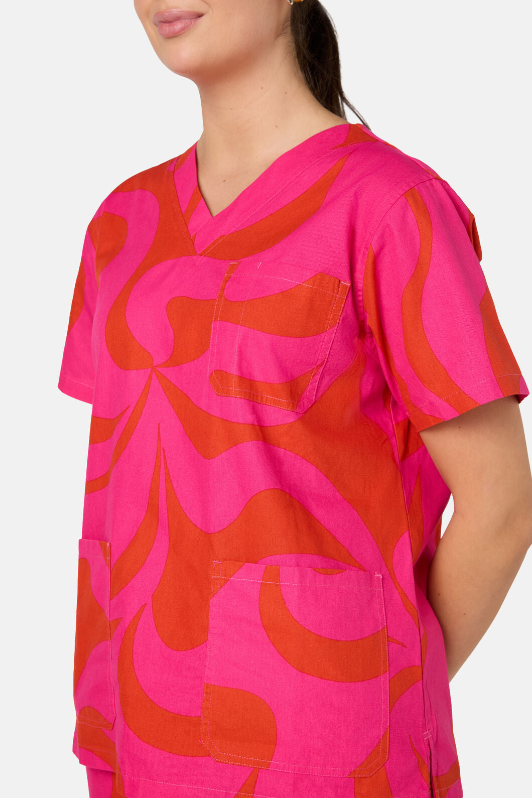 Gorman NZ - Wavelength Scrub Set - pink