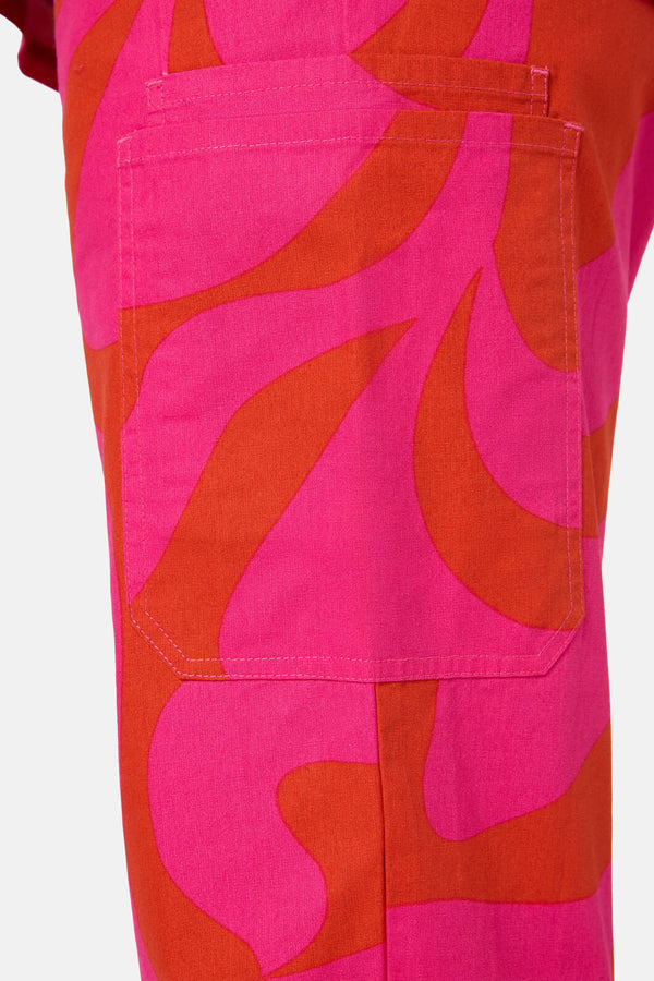Gorman NZ - Wavelength Scrub Set - pink