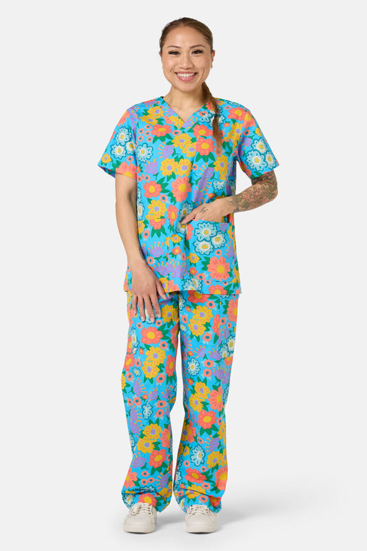 Gorman NZ - Painted Garden Scrub Set - aqua