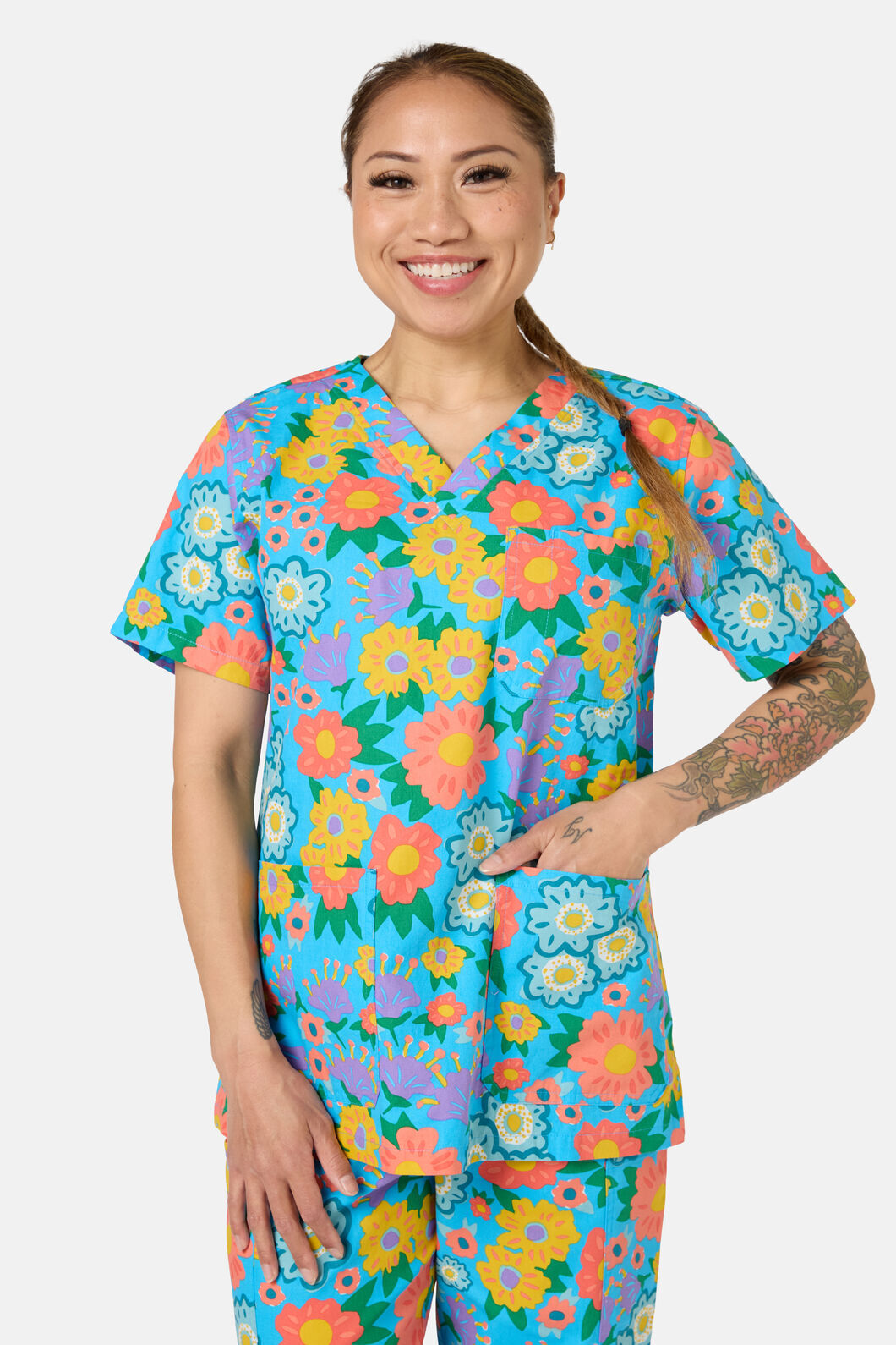 Gorman NZ - Painted Garden Scrub Set - aqua