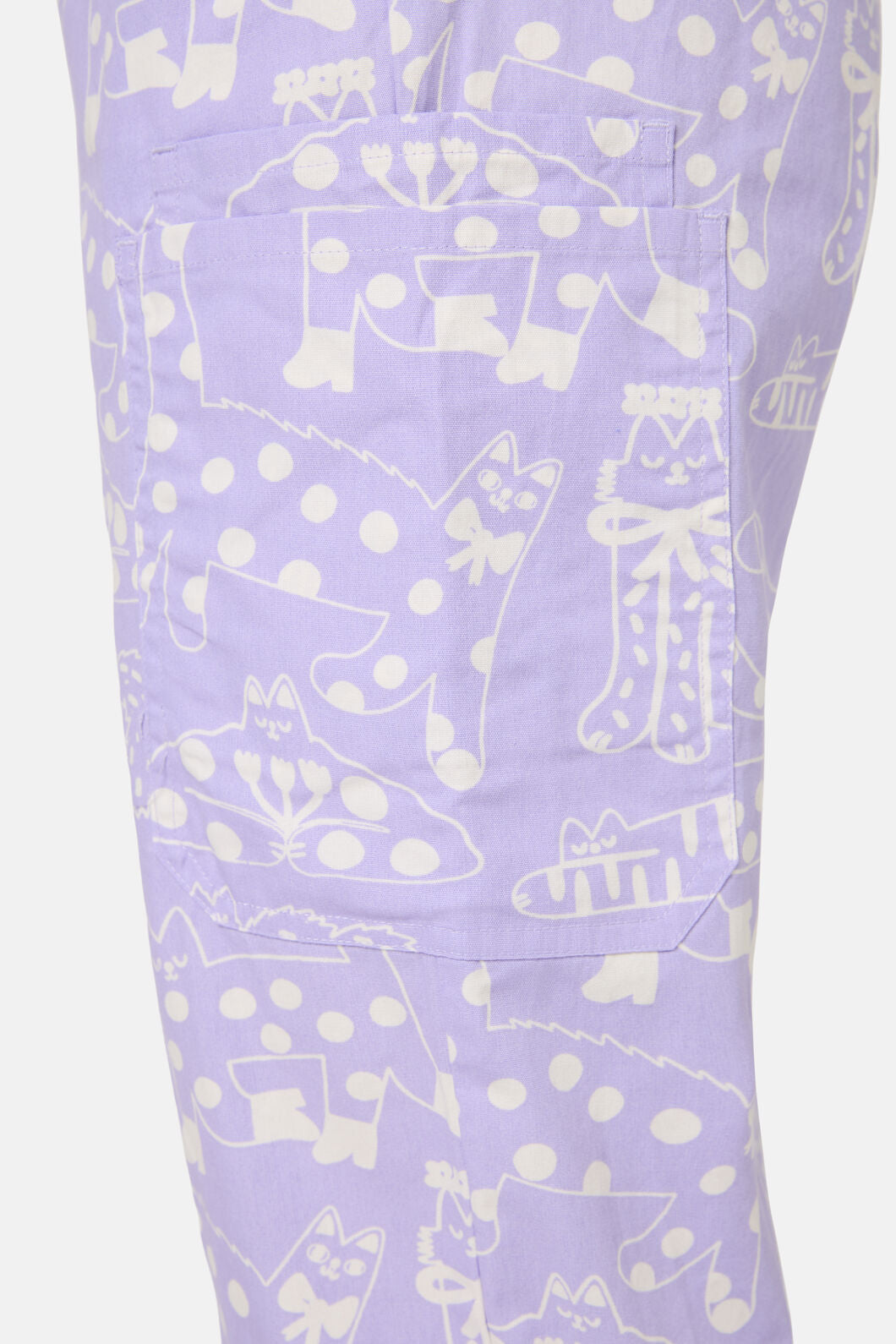 Gorman NZ - Lilac Cat Scrub Set - lilac