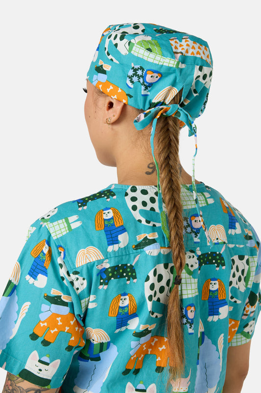 Gorman NZ - Sweater Dogs Scrub Hat - multi