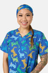 Gorman NZ - Spotty Cats Scrub Headband - navy