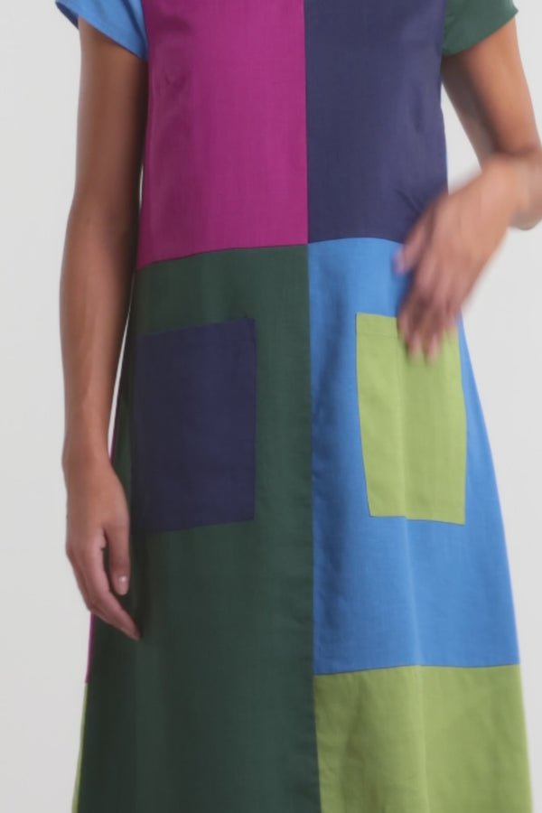 Gorman NZ - Patch Midi Dress - multi