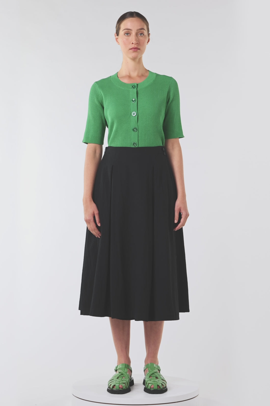 Gorman NZ - Pleated Tomasa Skort - black