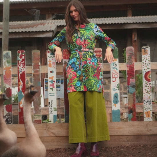 Gorman NZ - The Garden Shirt Dress - print