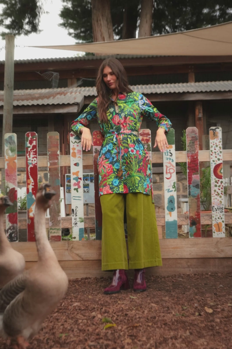 Gorman NZ - The Garden Shirt Dress - print