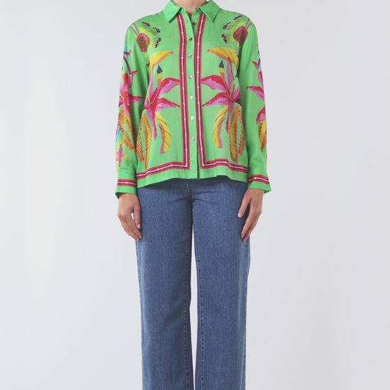 Gorman NZ - Papaya Palm Shirt - print