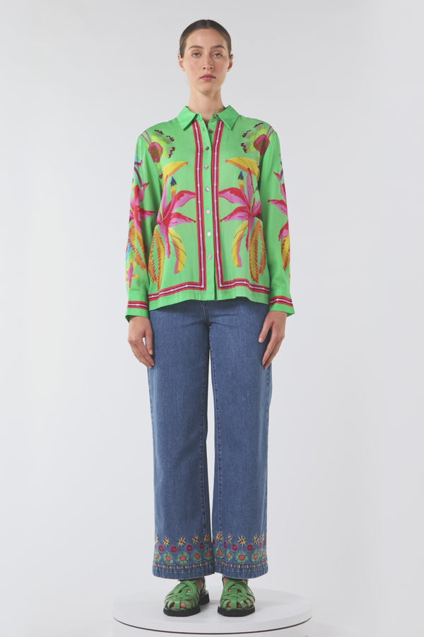 Gorman NZ - Papaya Palm Shirt - print