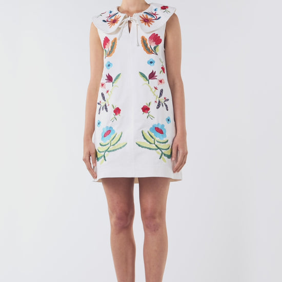 Gorman NZ - Little Things Denim Dress - cream