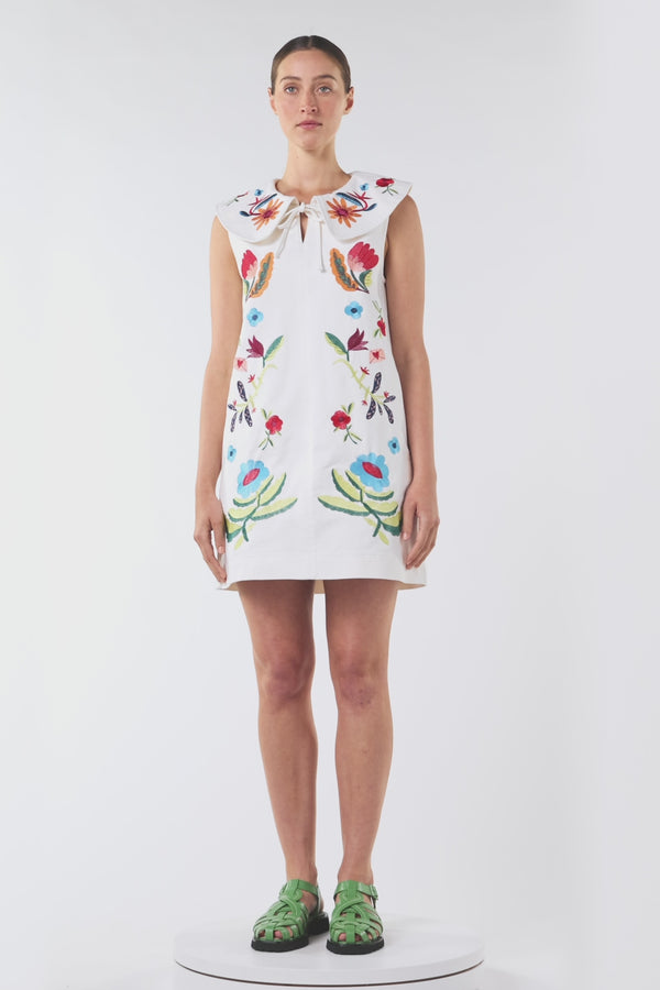 Gorman NZ - Little Things Denim Dress - cream