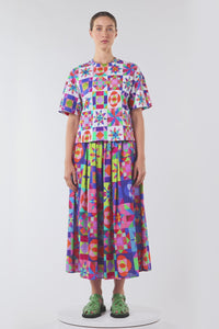 Gorman NZ - Pinwheel Cotton Relaxed Tee - print