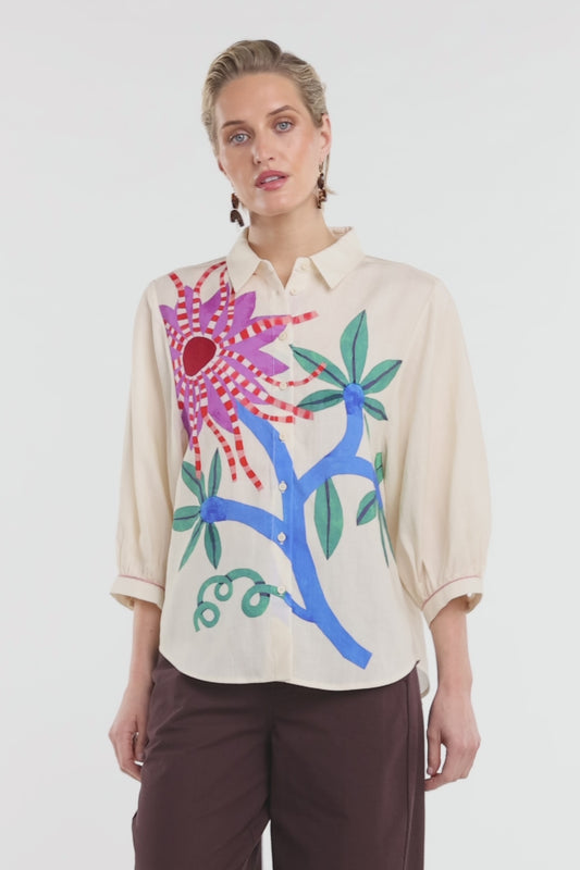 Gorman NZ - Passion Flower Shirt - print