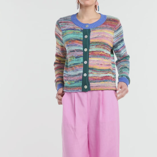 Gorman NZ - Nebula Knit Cotton Cardi - multi