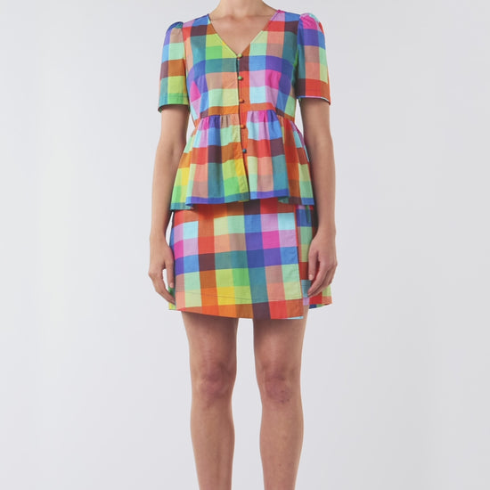Gorman NZ - Little Checks Top - check