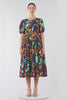 Gorman NZ - Papaya Palm Tiered Dress - print