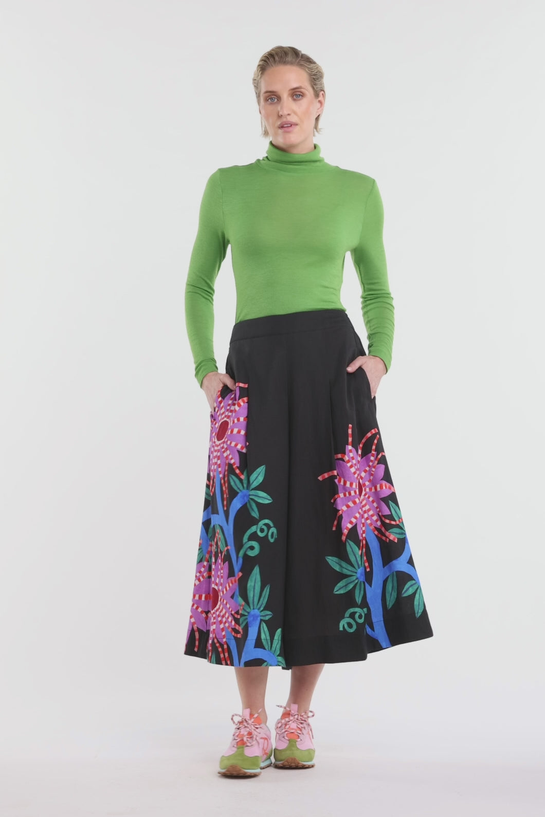 Gorman NZ - Passion Flower Skort - print