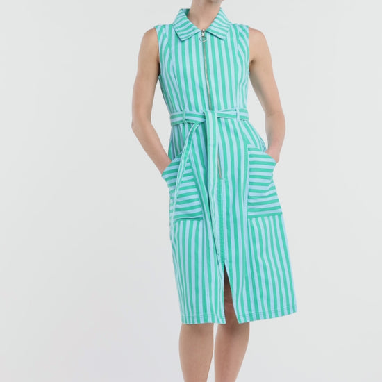 Gorman NZ - Stripe It Up Denim Dress - stripe