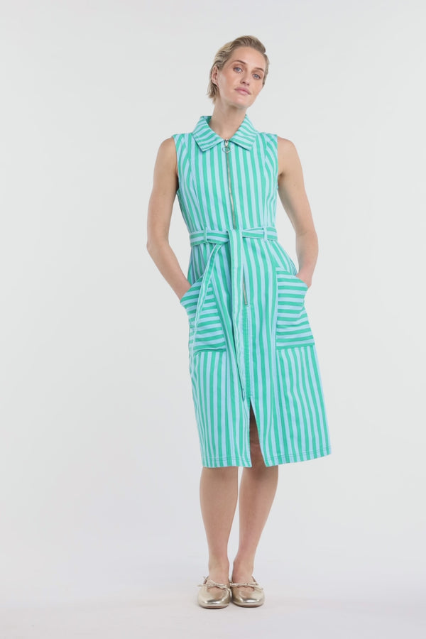 Gorman NZ - Stripe It Up Denim Dress - stripe