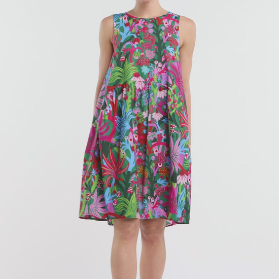Gorman NZ - Wild Garden Dahlia Dress - print