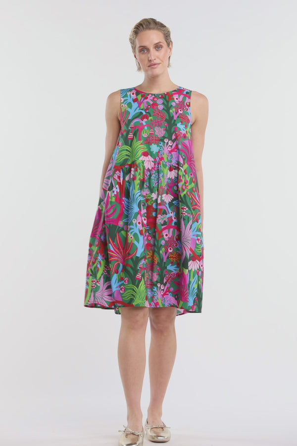 Gorman NZ - Wild Garden Dahlia Dress - print