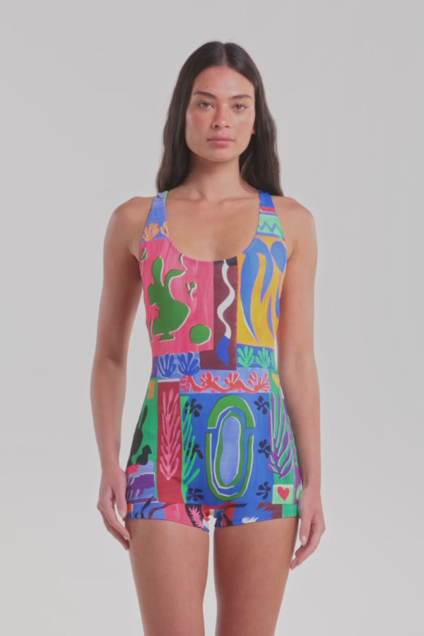 Gorman NZ - Paper Poetry One Piece - print