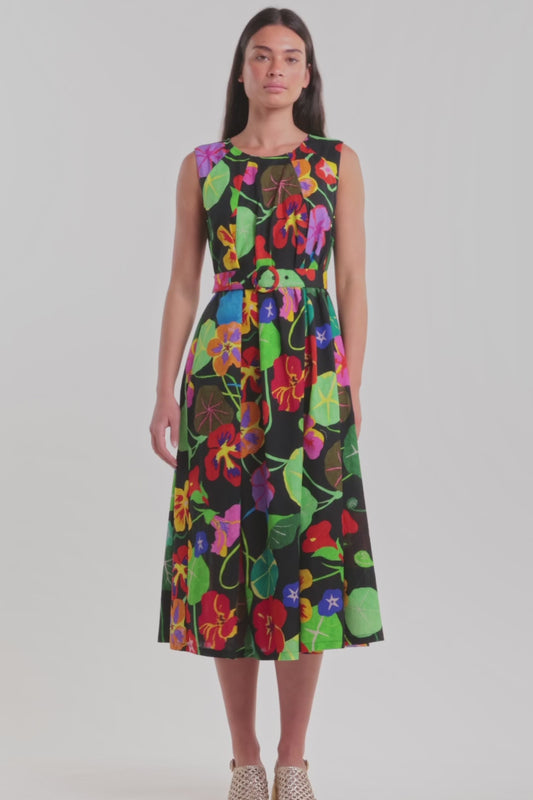 Gorman NZ - Climbing ColourMaxiBubbleDress - print