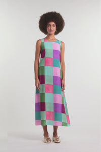 Gorman NZ - Sunspill Check Party Dress - print