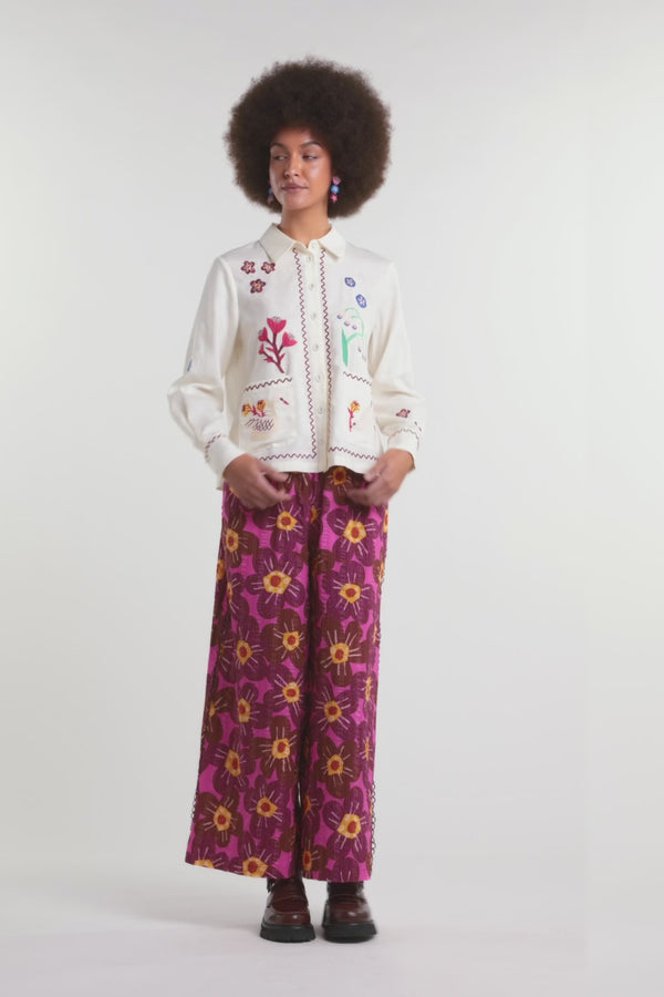 Gorman NZ - Sanctuary Embroidered Shirt - cream