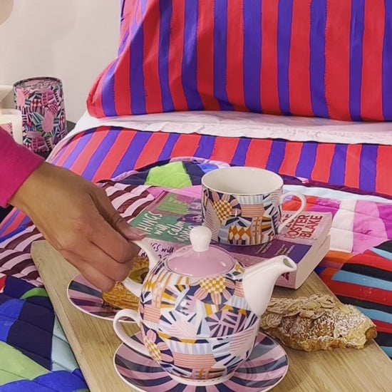 Gorman NZ - Canopy Circus Tea For One Set - print