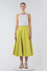 Gorman NZ - Olive Garden Denim Skirt - olive