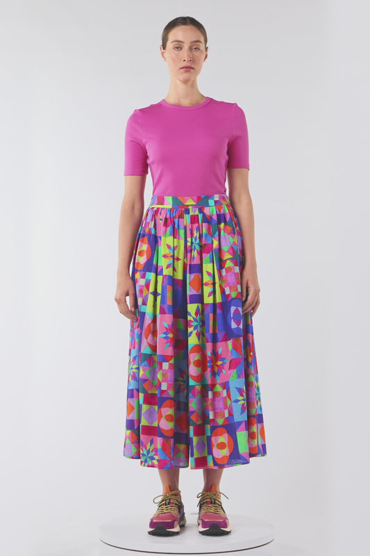 Gorman NZ - Pinwheel Printed Skort - print