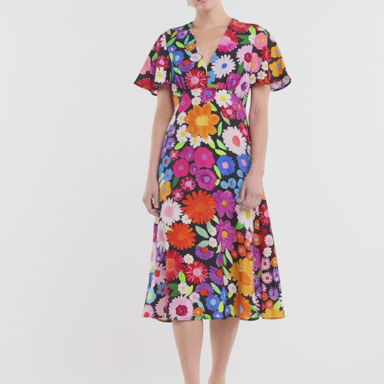 Gorman NZ - Flower Meadow Print Midi Dress - print