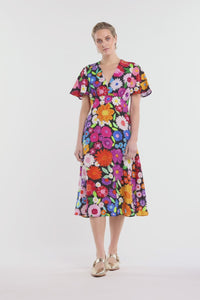 Gorman NZ - Flower Meadow Print Midi Dress - print