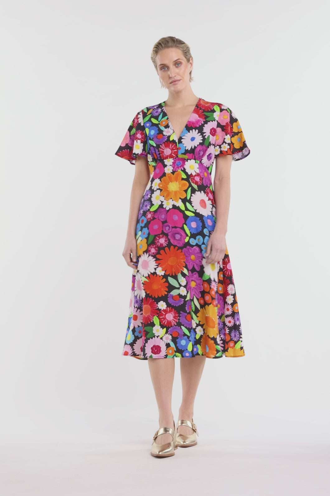 Gorman NZ - Flower Meadow Print Midi Dress - print
