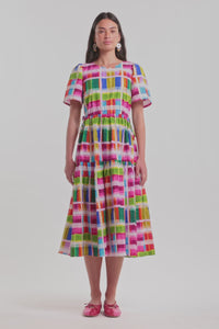 Gorman NZ - Paintbox Check Midi Dress - check