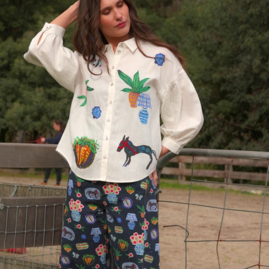 Gorman NZ - Garden Table Shirt - white