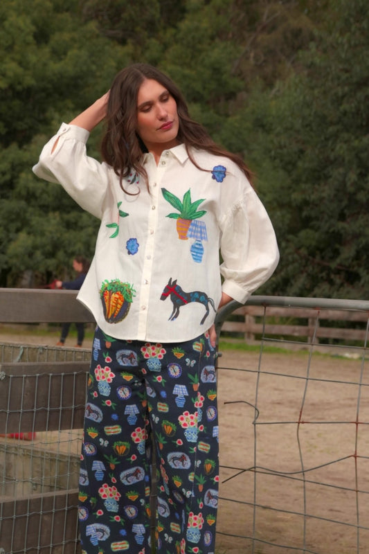 Gorman NZ - Garden Table Shirt - white