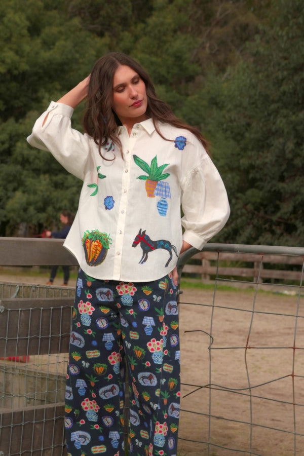 Gorman NZ - Garden Table Shirt - white