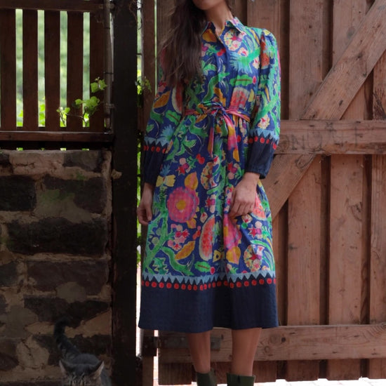 Gorman NZ - Secret Meadow Smock Dress - print