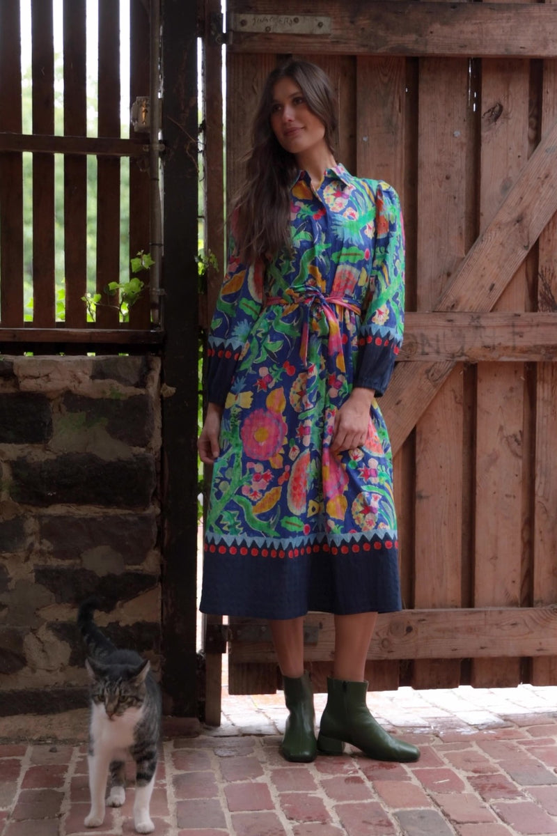 Gorman NZ - Secret Meadow Smock Dress - print